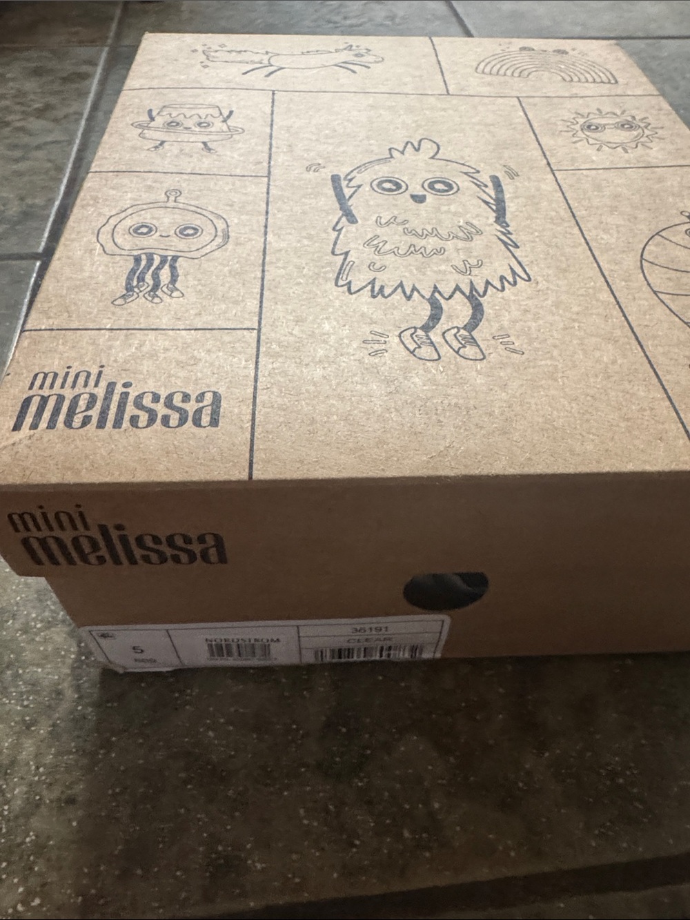 Mini Melissa Translucent clear Jelly Cowboy Boots - Picture 4 of 4